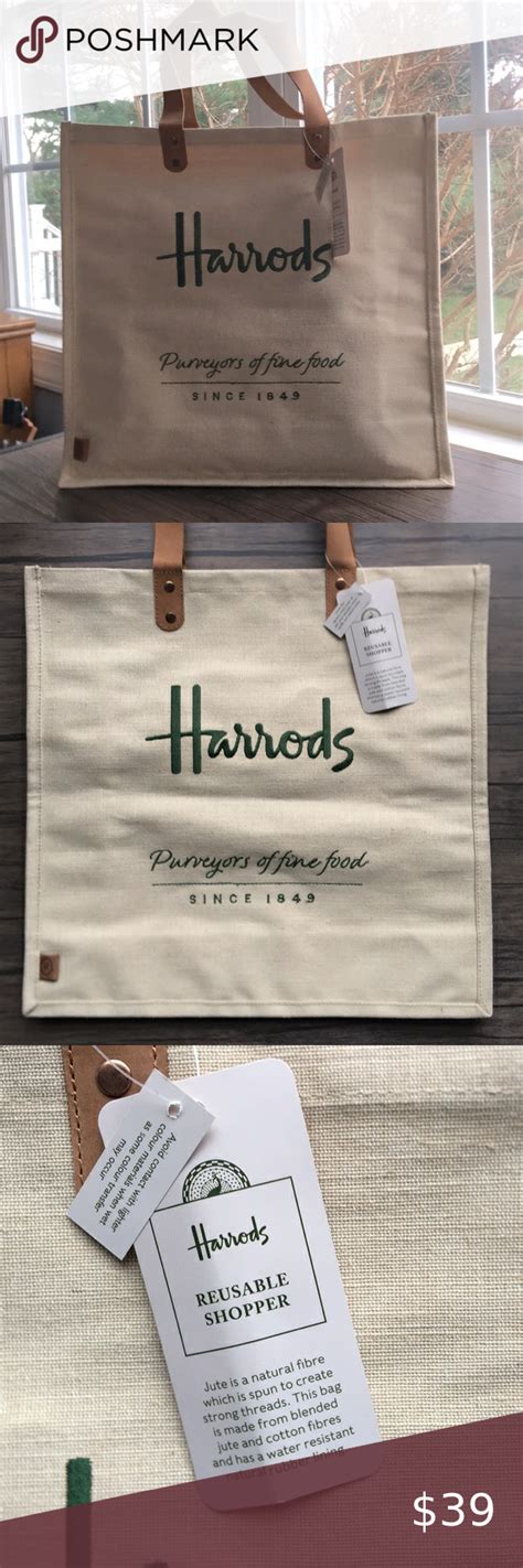 harrods reusable grocery bags.